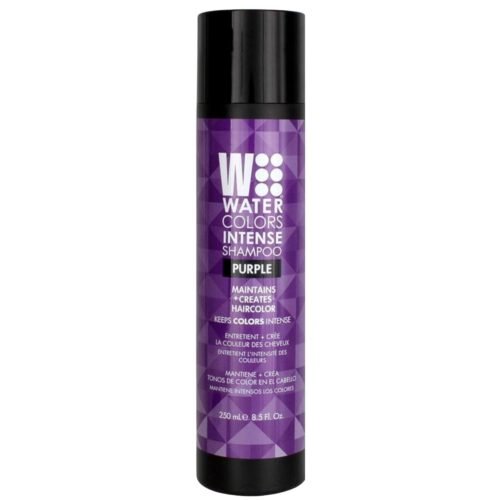 Watercolors INTENSE Semi Permanet Color Depositing Shampoo. Sulfate & Paraben Free to Maintain & Enhance Hair Color 8 fl oz – PURPLE