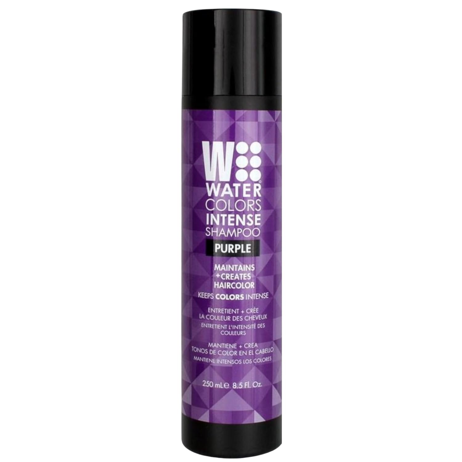 Watercolors INTENSE Semi Permanet Color Depositing Shampoo. Sulfate & Paraben Free to Maintain & Enhance Hair Color 8 fl oz - PURPLE