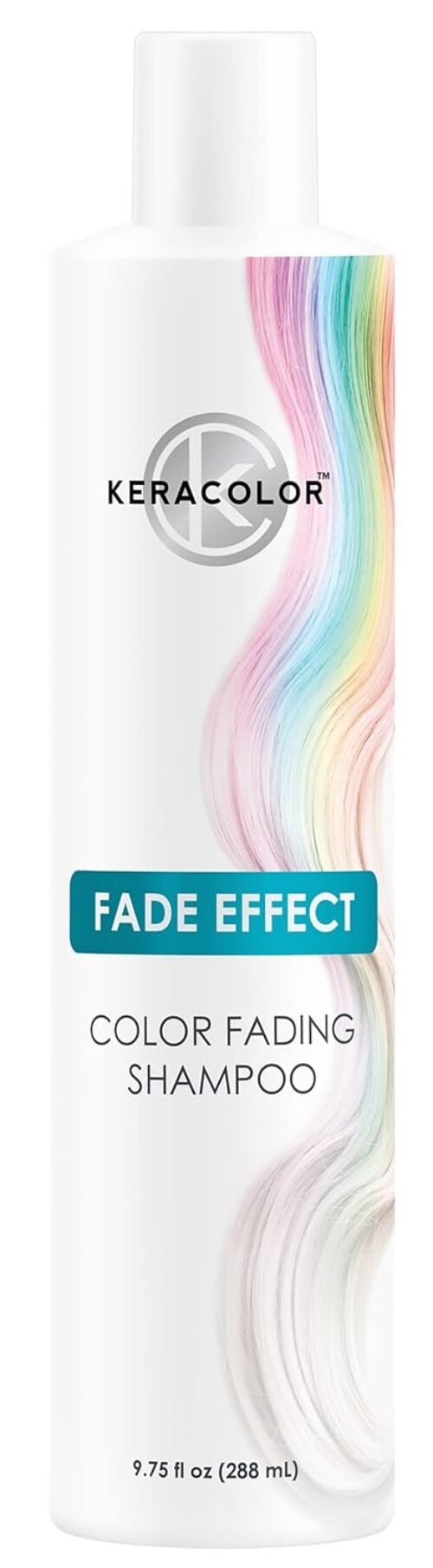Keracolor Fade Effect Color Fading Shampoo, Gently Reduces Semi-Permanent Hair Color Intensity, 9.75 Fl Oz
