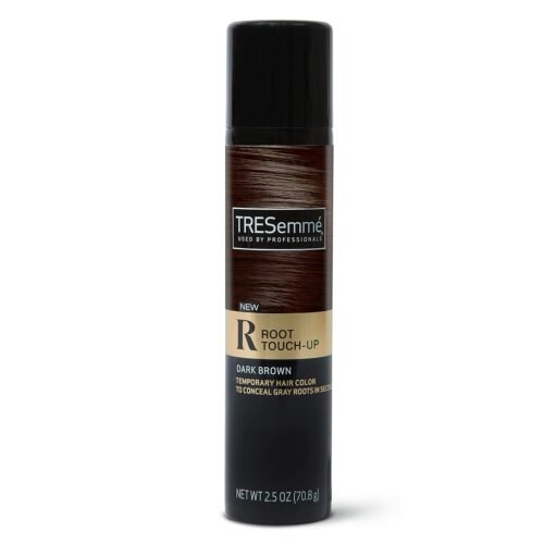 TRESemmé Temporary Hair Color Root Touch-Up Dark Brown Ammonia-free, Peroxide-free Root Cover Up Spray 2.5 Fl Oz