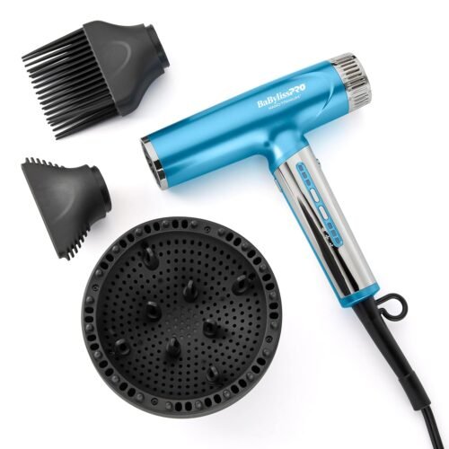 BaBylissPRO® Nano Titanium™ Professional Nano Light Ionic Dual-Voltage Lightweight Hair Dryer for All Hair Types
