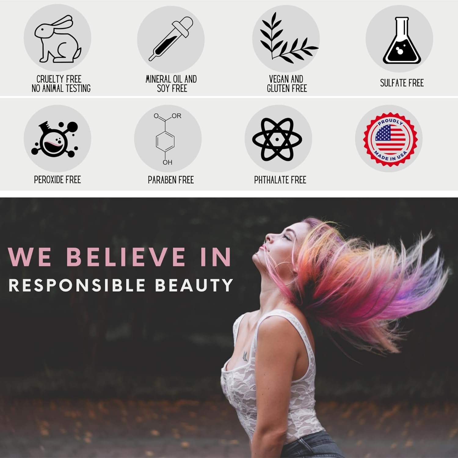 Watercolors INTENSE METALLIC Semi Permanet Color Depositing Shampoo-Sulfate & Paraben Free to Maintain & Enhance Hair Color 8 fl oz - COPPER - Image 5