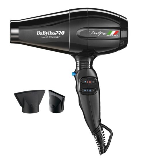 BaBylissPRO Nano Titanium Italian Portofino Hair Dryer – Professional 2000 Watt Blow Dryer