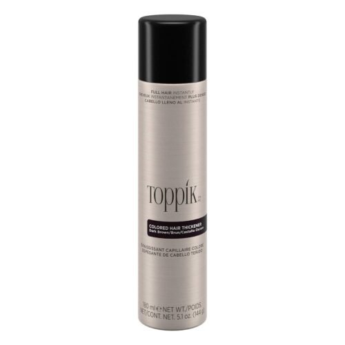Toppik Colored Hair Thickener, Temporary Hair Color Spray for Root Touchup with Hair Thickening Fibers, 5.1 oz