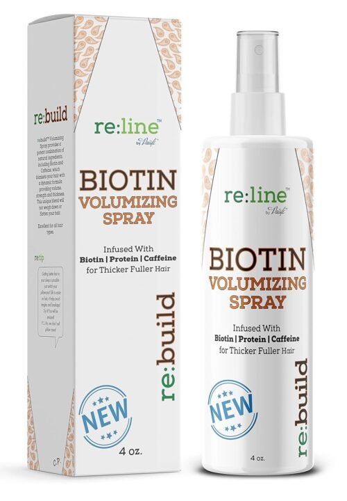 Biotin Volumizing Spray – Natural Hair Thickening and Growth Product for Fine Hair Texture – Volumizer for Men and Women